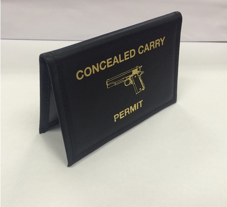 Concealed carry permit wallet