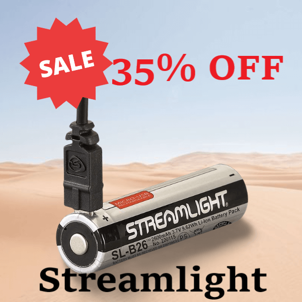 Streamlight lithium ion battery on discount code